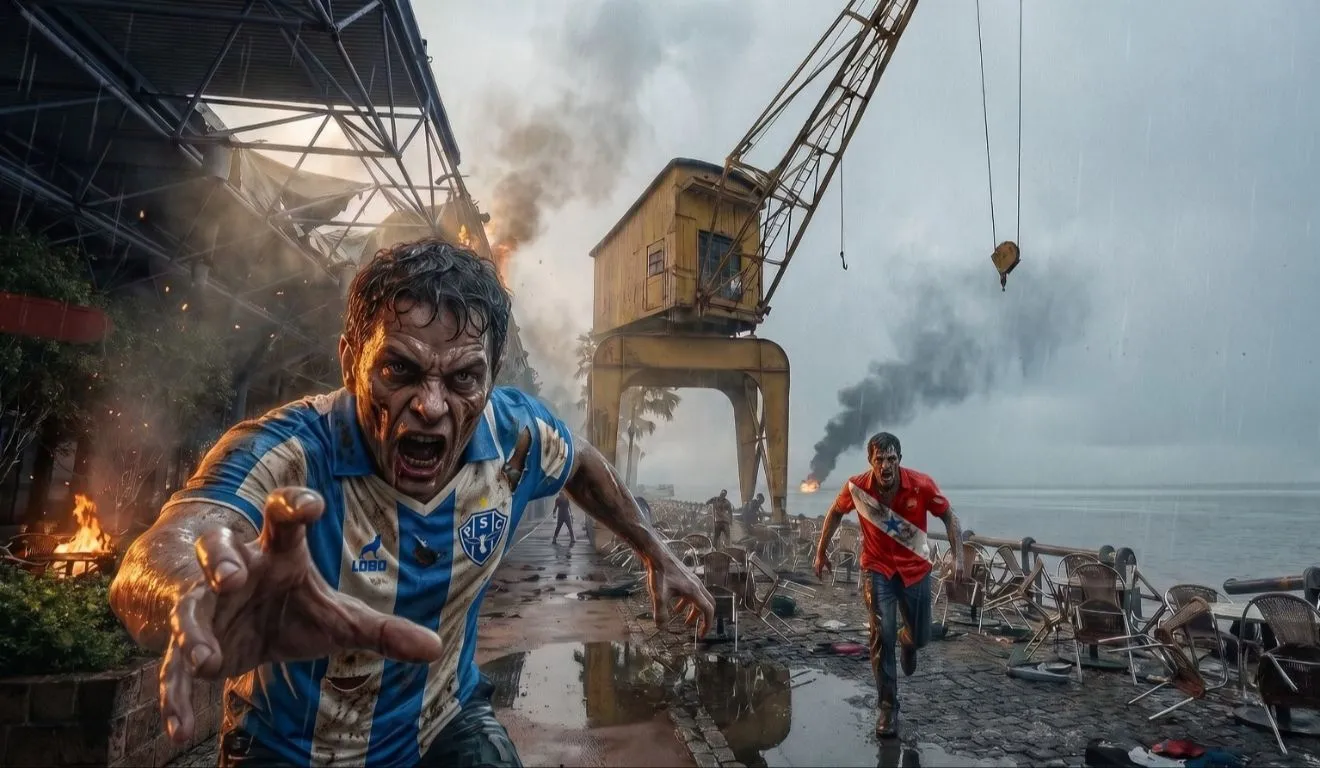 Imagem ilustrativa da notícia: Série feita com IA transforma Belém em cenário de apocalipse zumbi
