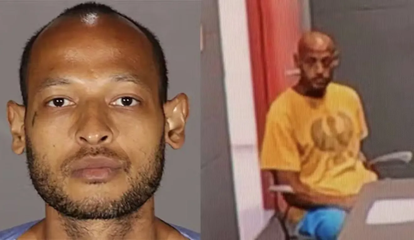 Calese Crowder, de 39 anos, foi preso novamente após ser flagrado agindo de forma suspeita em estabelecimentos comerciais na Califórnia.