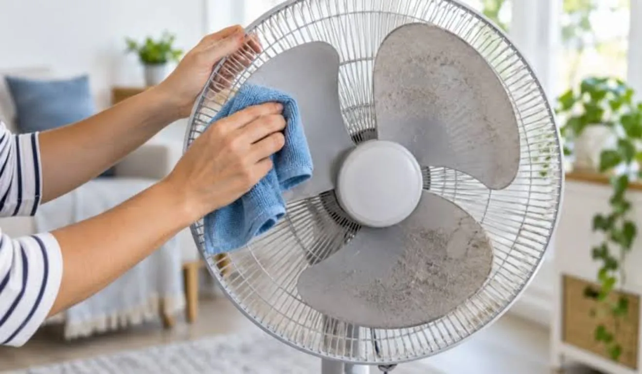 Poeira acumulada no ventilador pode prejudicar a circulação do ar; truque simples ajuda na limpeza sem precisar desmontar o aparelho.