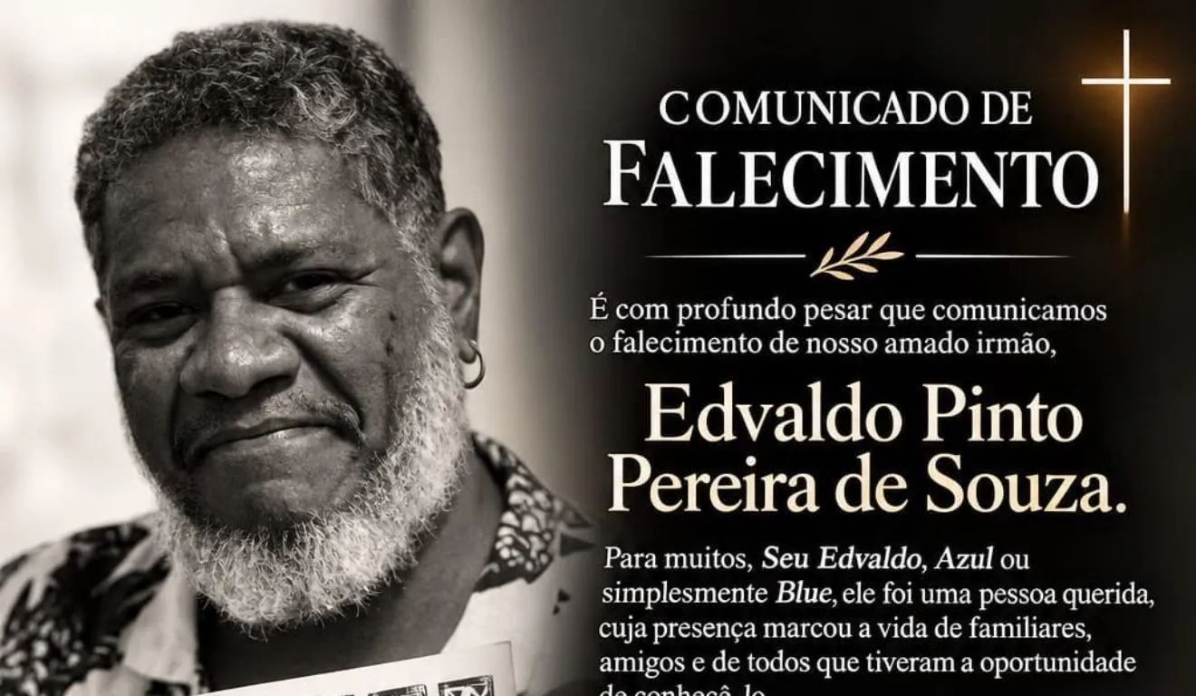 Seu Edvaldo, o Azul, era produtor cultural, historiador e conhecido por sua atuação na cena musical paraense.