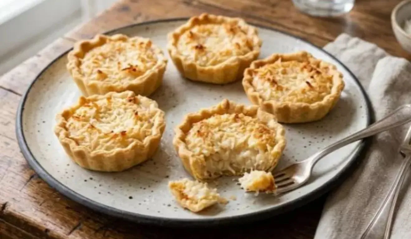 . A receita rende oito tortinhas, leva cerca de 15 minutos para ficar pronta para o forno e precisa de mais 25 a 30 minutos de cozimento.