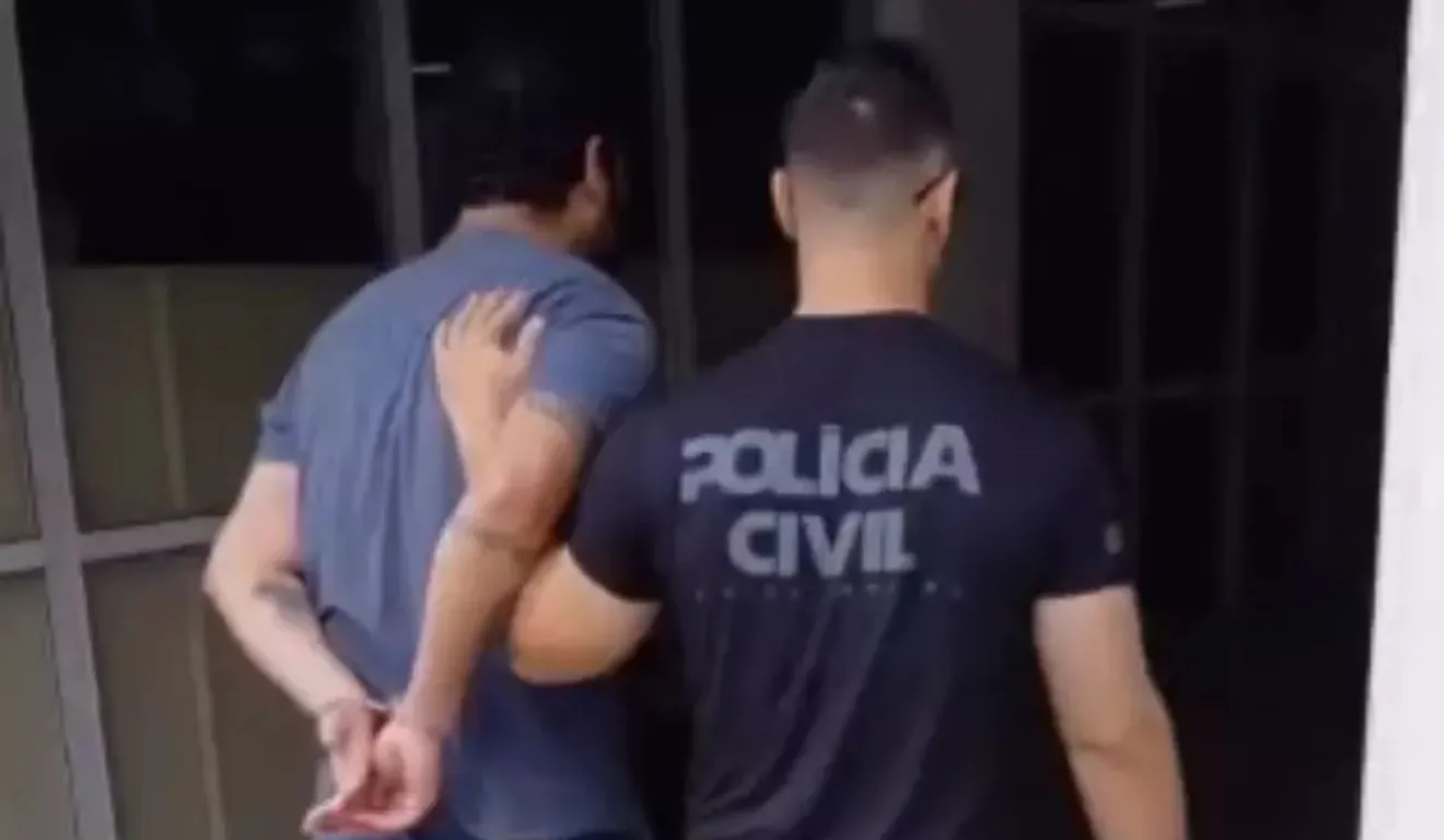 A Polícia Civil identificou o local da prisão como um estúdio da Record TV.