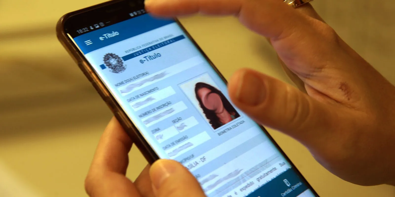 Além de documentos oficiais, a versão digital do título com fotografia disponível no aplicativo é válida como documento de identificação para votar.
