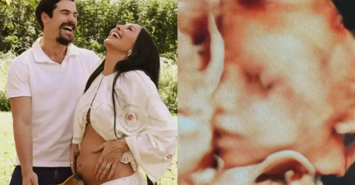 Sabrina Sato mostra rosto do filho com Nicolas Prattes.
