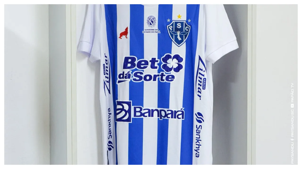 Descubra a nova Camisa Bicolor do Paysandu! Unindo tradição e paixão, veja a estreia no jogo decisivo da Série C.