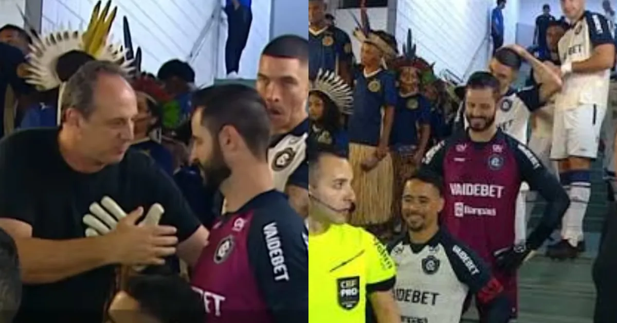 A defesa aconteceu aos 10 minutos do segundo tempo do jogo entre Remo e Flamengo, em Belém.