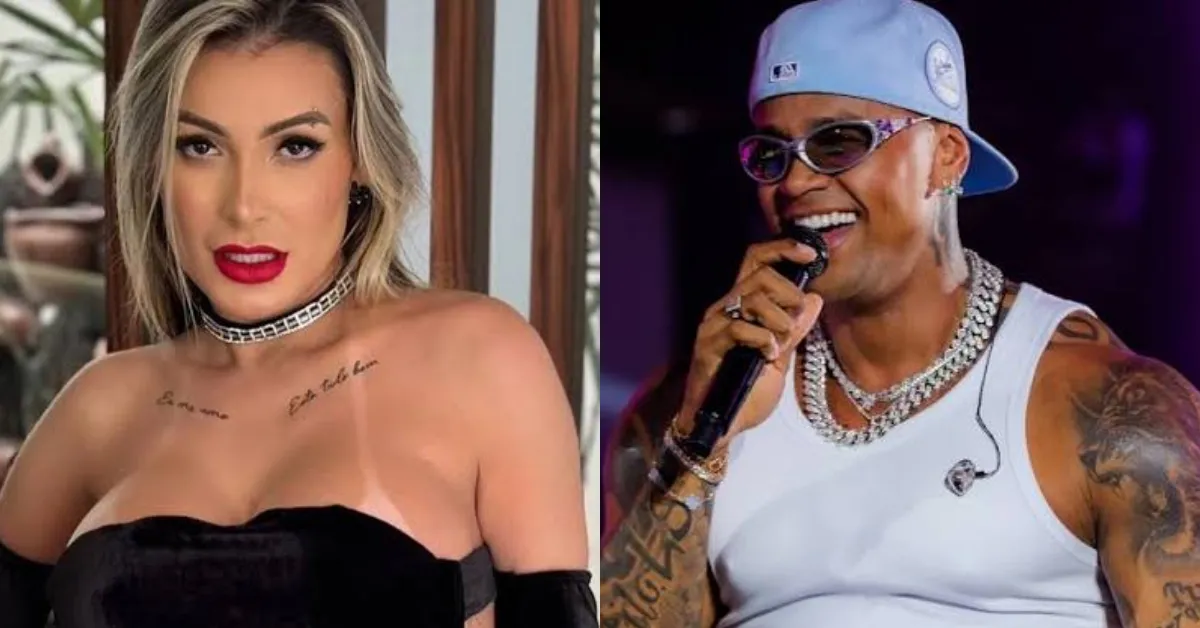 Andressa Urach falou sobre supostos relacionamentos com Léo Santana e Hulk durante entrevista.