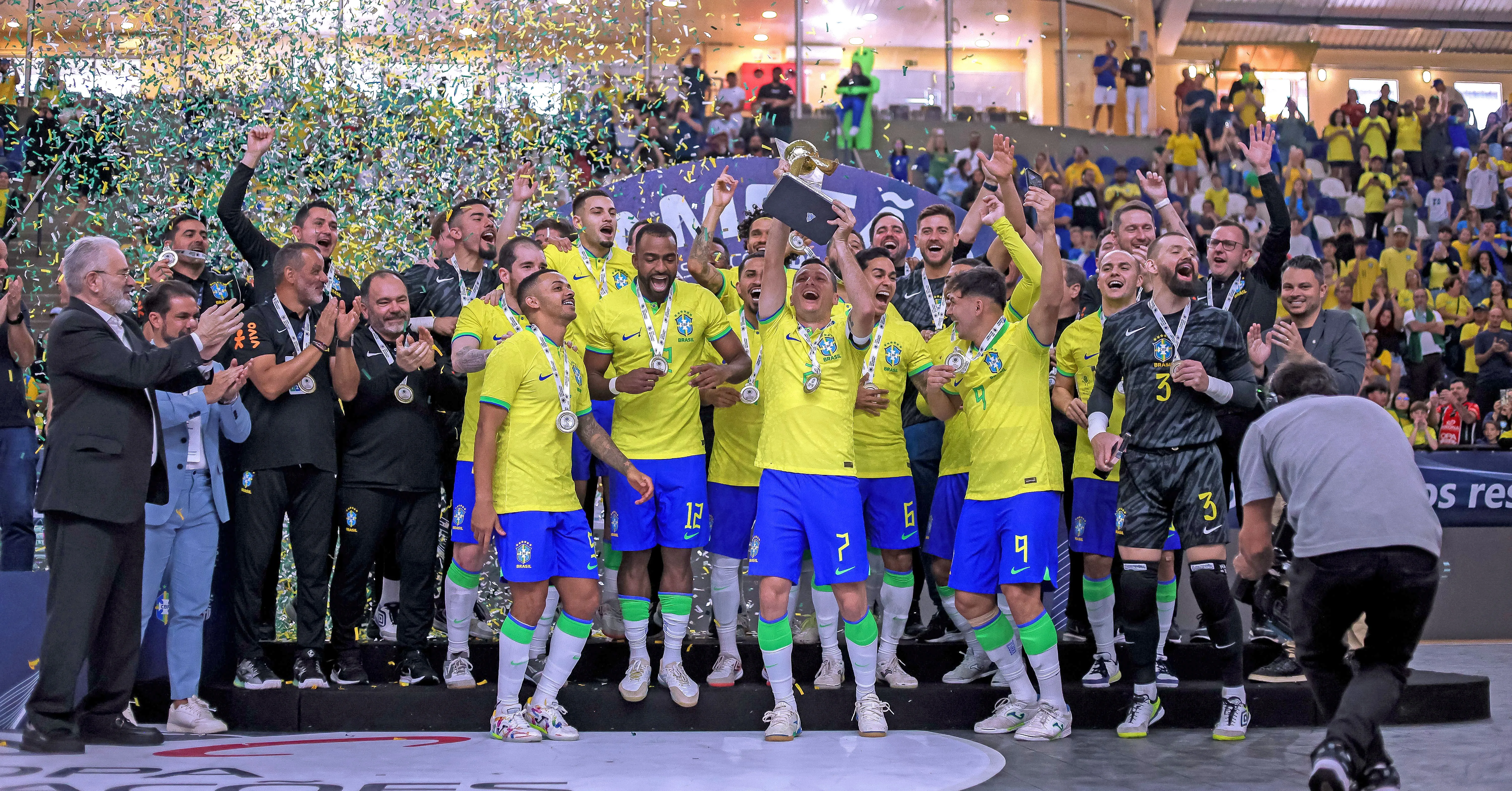 Brasil conquista tri da Copa das Nações.