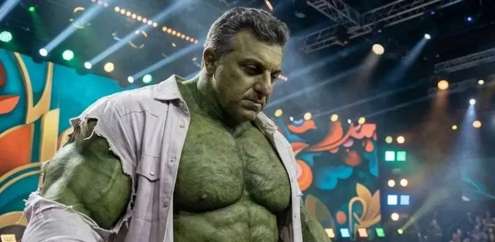 No vídeo, Marcos Mion aparece transformado em Tom Cruise, enquanto Luciano Huck surge como o Hulk.