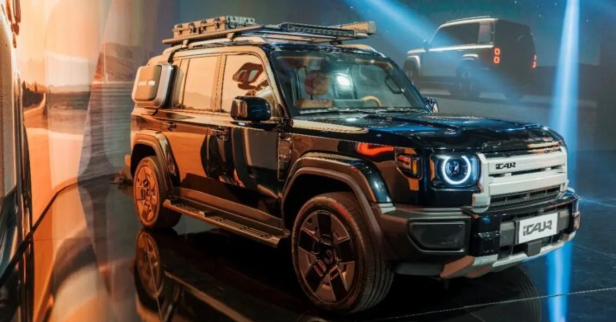 O iCaur V27 ganha destaque entre os SUVs elétricos chineses com visual robusto, proposta aventureira e foco em tecnologia e customização.