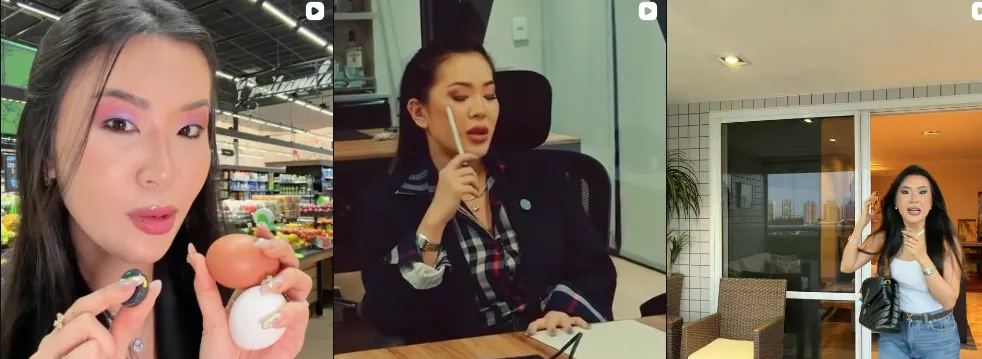 Com mais de 2,5 milhões de seguidores somando Instagram, TikTok e YouTube, Karol também transformou a produção de conteúdo em negócio.