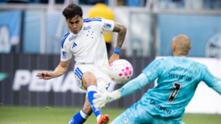 Cruzeiro vence o Grêmio por 4 a 2 com hat-trick de Kaio Jorge, aumentando a tensão na luta contra o rebaixamento.