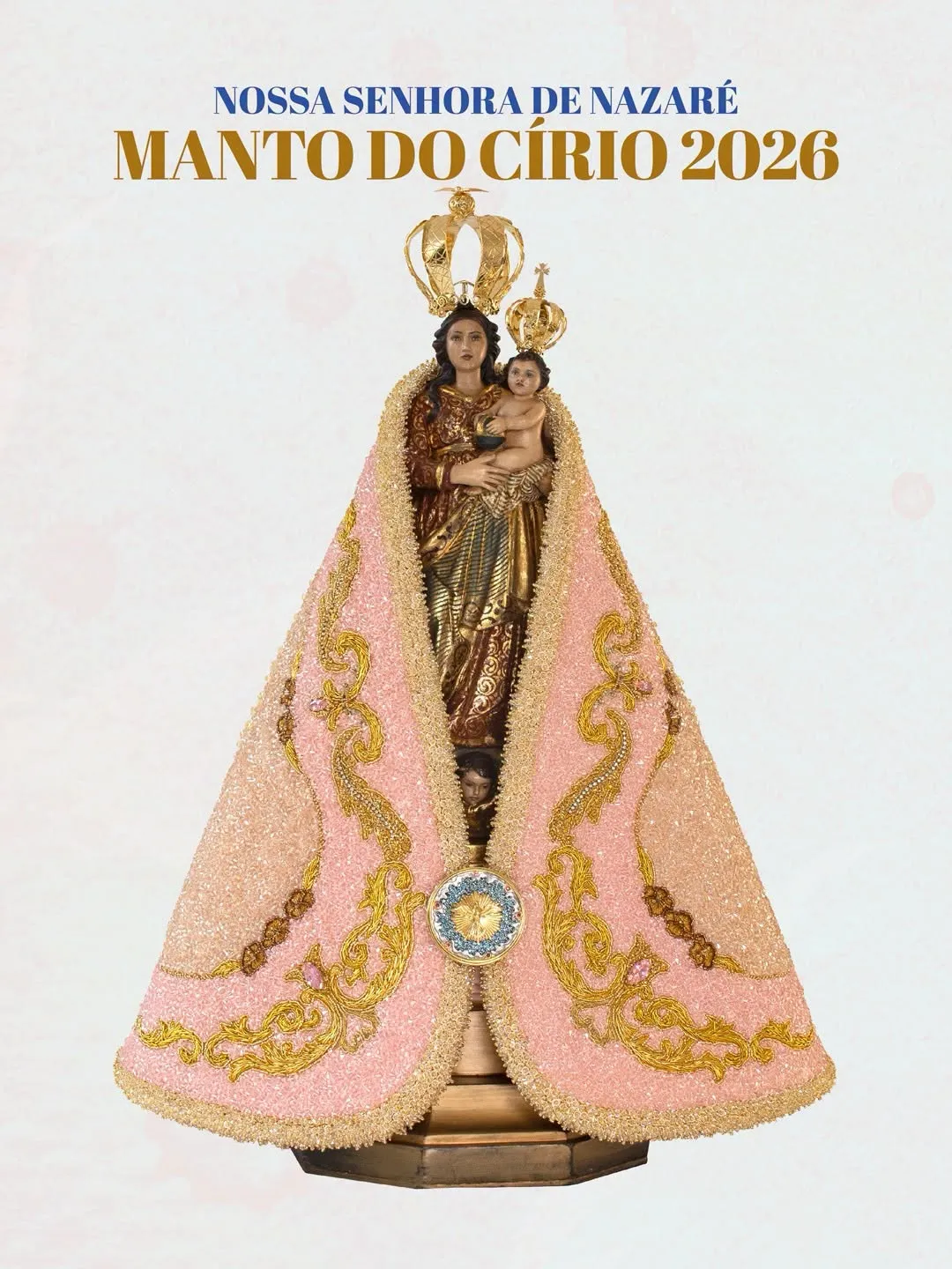 Imagem ilustrativa da notícia: Manto do Círio de Nazaré 2026 é apresentado. Veja as imagens