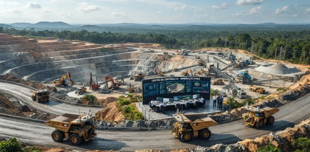 Mineração no Pará entra na era da Inteligência Artificial.