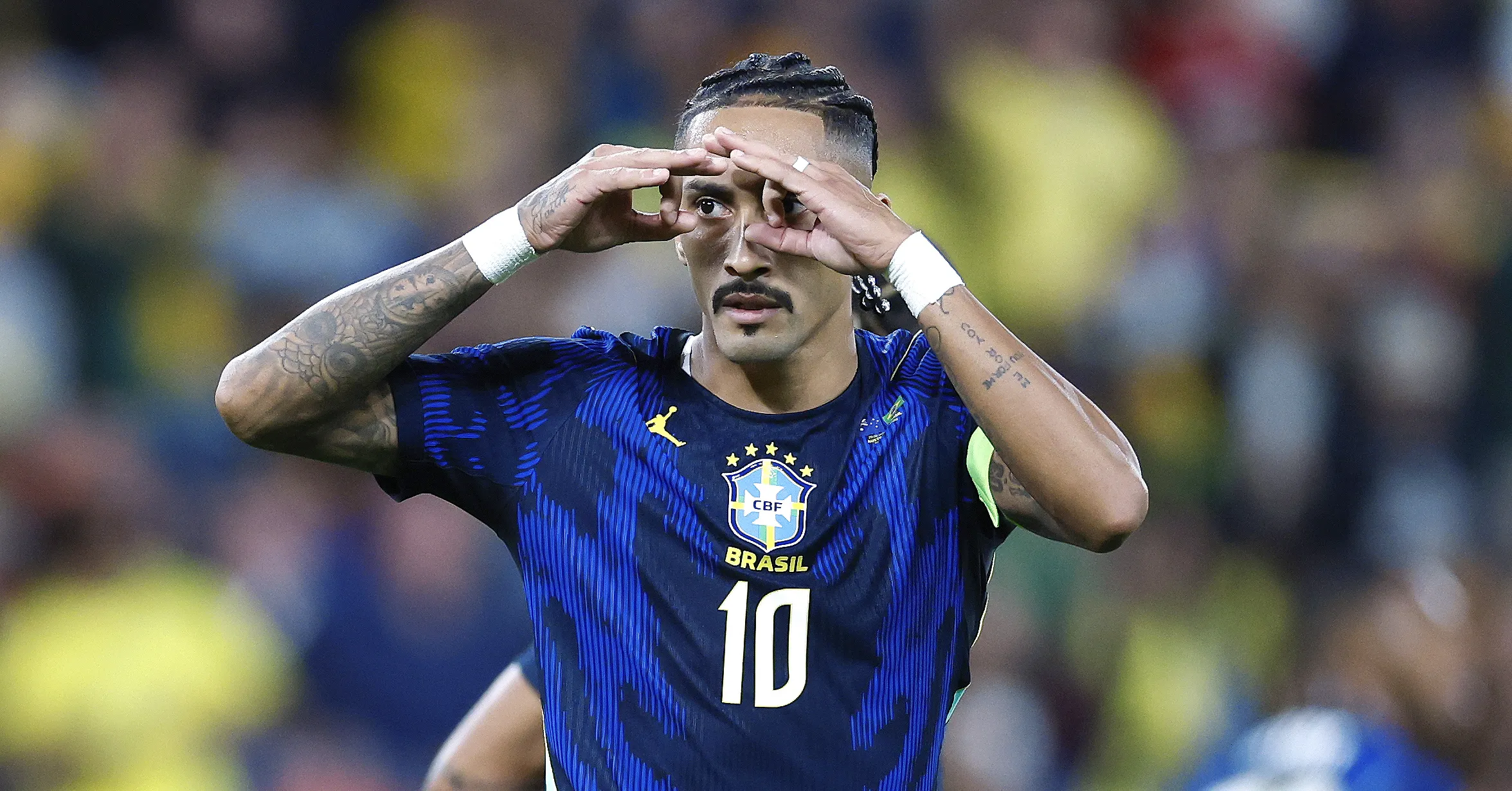 Raphinha marcou um dos gols da vitória