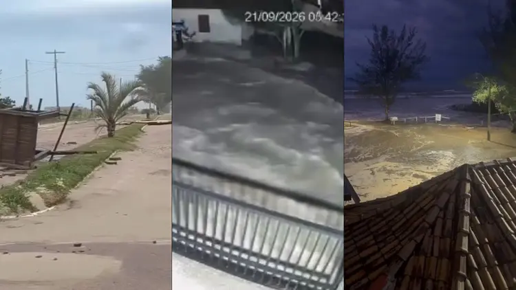 Tsunami meteorológico causa danos em Santa Catarina; conheça os efeitos e a previsão do tempo. Acompanhe as atualizações das autoridades.