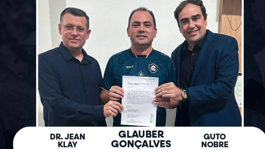 Glauber Gonçalves registra chapa para a eleição do Clube do Remo com apoio de Tonhão e mudanças na disputa eleitoral.