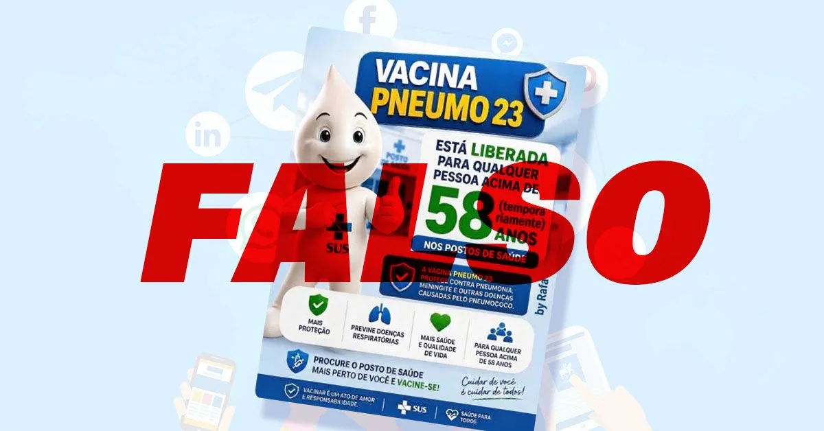 Esclareça as dúvidas sobre a Pneumo 23 e evite fake news.