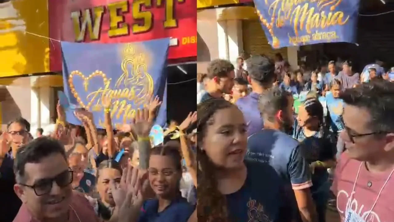 Saiba como voluntários do projeto Águas de Maria levam água e acolhimento aos devotos durante o Círio de Nazaré em Belém do Pará.