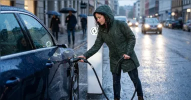 Carros elétricos podem ser carregados durante a chuva, mas o tipo de carregador e as condições da instalação elétrica são fundamentais para garantir uma recarga segura.