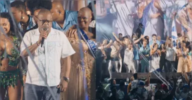 O Samba 13 foi escolhido como vencedor da disputa da Beija-Flor para o Carnaval 2027; o anúncio foi feito pelo presidente da escola, Almir Reis, durante a festa de decisão realizada em Nilópolis.
