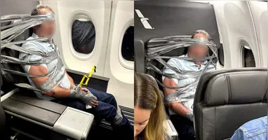 Passageiro é amarrado após ataques racistas e homofóbicos em voo