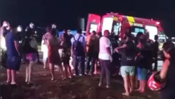 A vítima ainda foi atendida pelo Corpo de Bombeiros, mas não resistiu