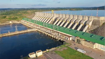 Vista da Usina Hidrelétrica Belo Monte, no Rio Xingu (PA); operação preventiva reduz vazão intermediária para enfrentar os efeitos do El Niño.