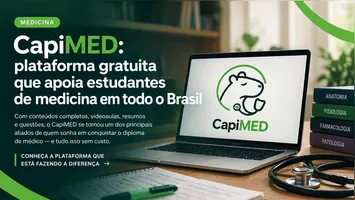 O site chamado CapiMED reúne banco de questões, flashcards, cronograma e revisões em um único ambiente, visando democratizar o acesso ao estudo ativo.