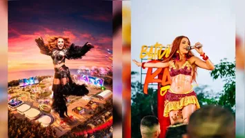 Rainhas do calypso e do tecnomelody se apresentam no Palco Sunset para celebrar a música paraense no encerramento do festival.