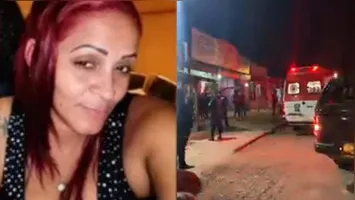 Elza da Silva Soares, de 45 anos, morreu no local; a companheira dela foi socorrida e não corre risco de morte.