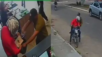 Ação criminosa ocorreu na manhã de quinta-feira (10); câmeras de segurança registraram os suspeitos e a Polícia Civil investiga o caso.