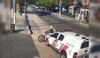 Colisão ocorreu no cruzamento das avenidas Almirante Barroso e Doutor Freitas