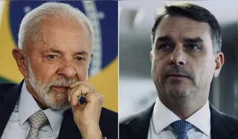 Post de Flávio Bolsonaro usou apenas início da fala de Lula, feita durante campanha em Belo Horizonte, e tirava do contexto discurso do presidente
