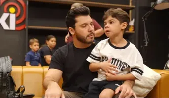 Léo é filho de Murilo Huff e Marília Mendonça.