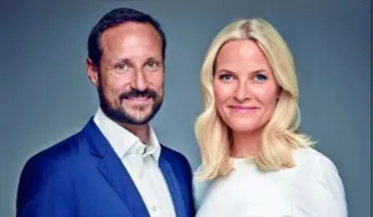 Rei Haakon Magnus e Rainha Matte-Martit.