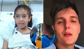 Safira Gomes, de 13 anos, segue se recuperando após receber mais de 100 picadas de abelhas e agradeceu ao motociclista que a socorreu.