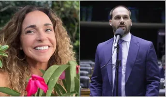 Daniela Mercury acionou o STF após publicação feita por Eduardo Bolsonaro nas redes sociais em 2022.