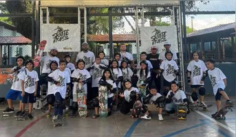 Durante os três dias de programação, os participantes terão a oportunidade de conhecer e praticar o skate com acompanhamento durante as atividades.