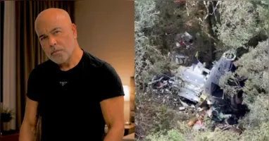 Os destroços foram encontrados em uma área de mata fechada e de difícil acesso, na região de Santa Bárbara.