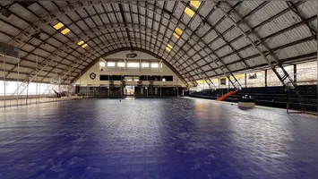 Ginásio Serra Freire do Clube do Remo com novo piso e estrutura renovada para os esportes olímpicos.