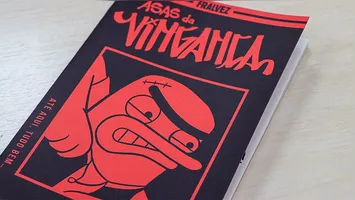 Capa da HQ Asas da Vingança com estética punk.
