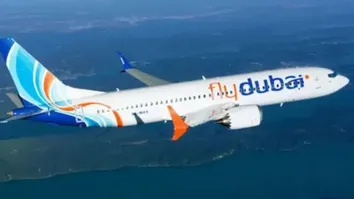 Avião da companhia aérea Flydubai