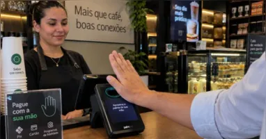 Tecnologia permite realizar pagamentos por Pix usando apenas a palma da mão, sem necessidade de celular ou cartão.