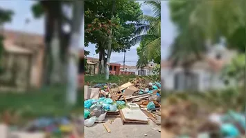 O acumulo de lixo em Ananindeua tem gerado transtornos para os moradores do município.
