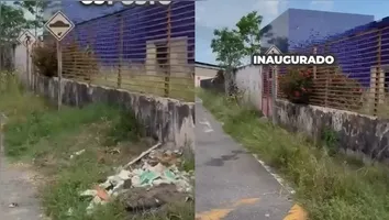 Moradores de Ananindeua denunciam o abandono da UBS do Atalaia, prometida para reforma desde 2025, mas sem previsão de reabertura.