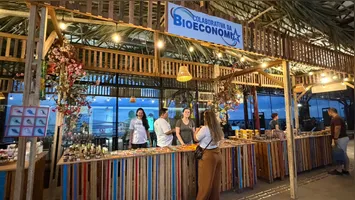 Conheça e compre produtos da bioeconomia no Porto Futuro durante o Círio de Nazaré, de 9 a 18 de outubro, em Belém.