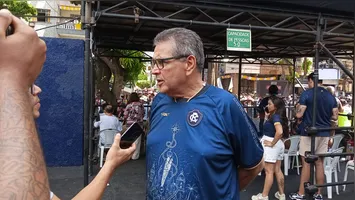 Tonhão fala sobre as conquistas do Remo e a fé em Nossa Senhora de Nazaré durante o Círio em Belém.