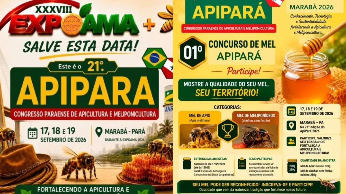 Imagem ilustrativa da notícia Marabá sediará congresso de apicultura durante a Expoama