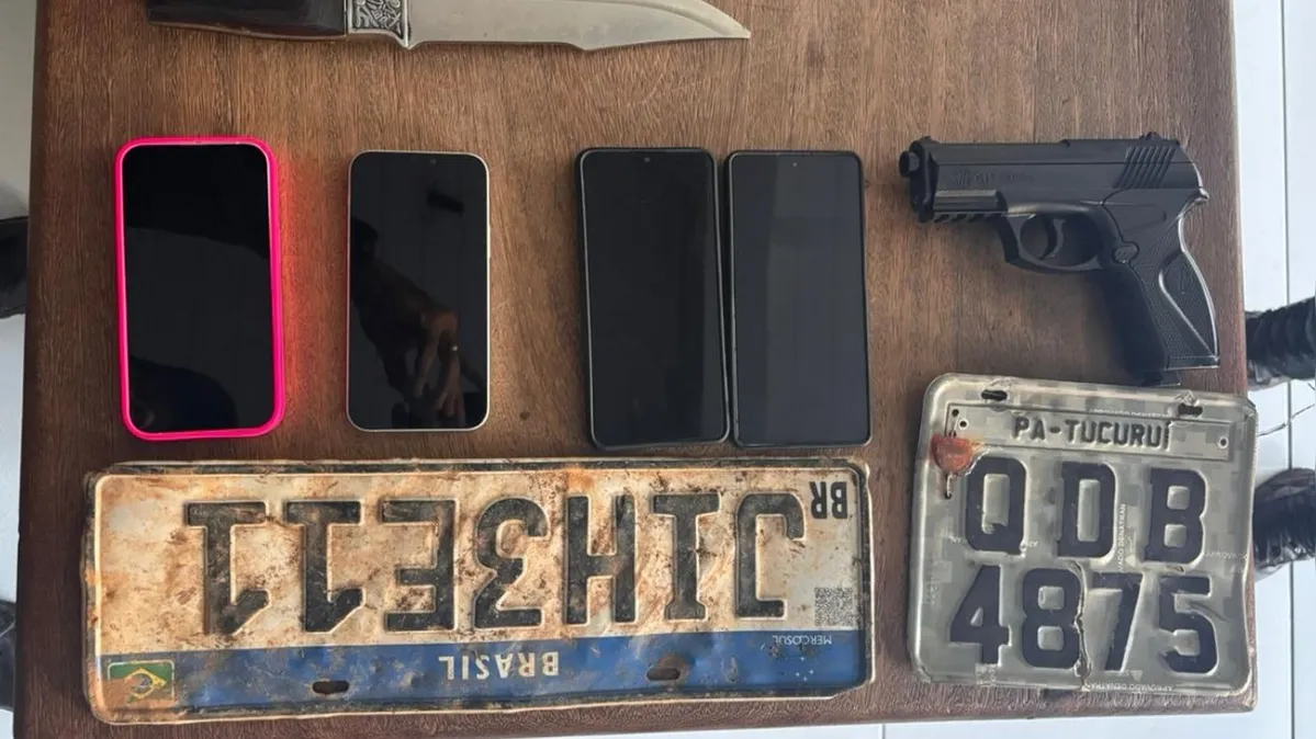 Imagem ilustrativa da notícia Trio é detido após série de roubos de celular em Tucuruí